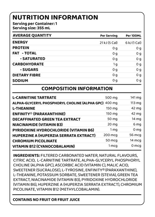 EHP LABS OXYSHRED INFINITY RTD - SINGLE