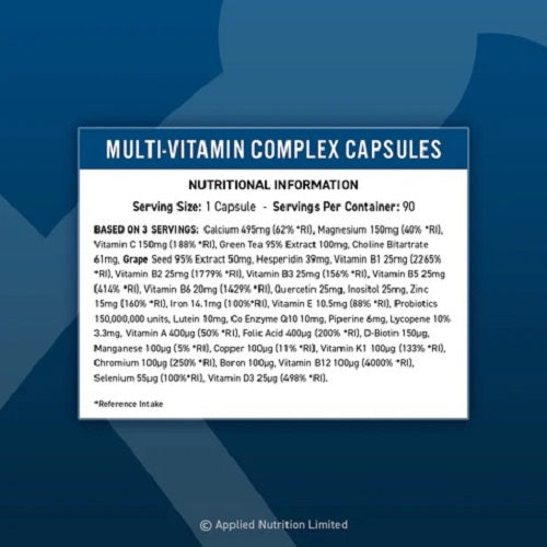 APPLIED NUTRITION MULTI-VITAMIN COMPLEX 90 CAPSULES
