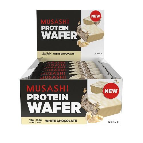 MUSASHI PROTEIN WAFER BAR 12 PACK
