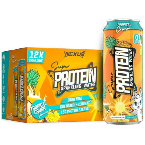 NEXUS SPORTS NUTRITION SUPER PROTEIN SPARKLING ENERGY RTD - 12 PACK