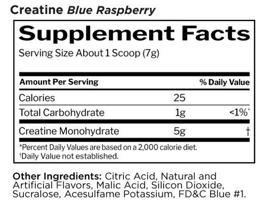 RULE 1 CREATINE 60 SERVE