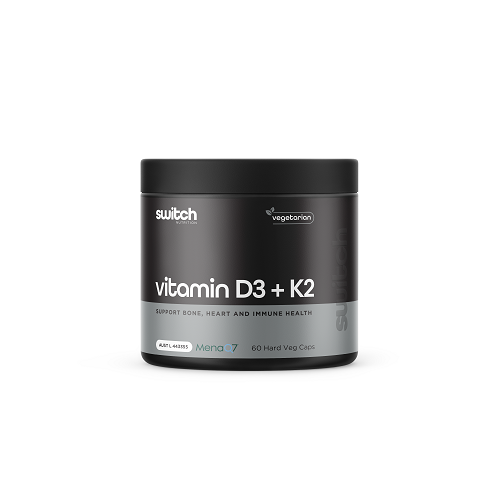 SWITCH NUTRITION ESSENTIALS D3 & K2 - 60 CAPS