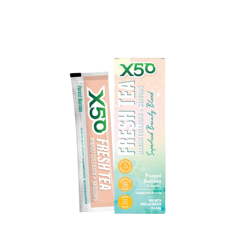 X50 FRESH TEA - 6 SERVES - DATED 4/25