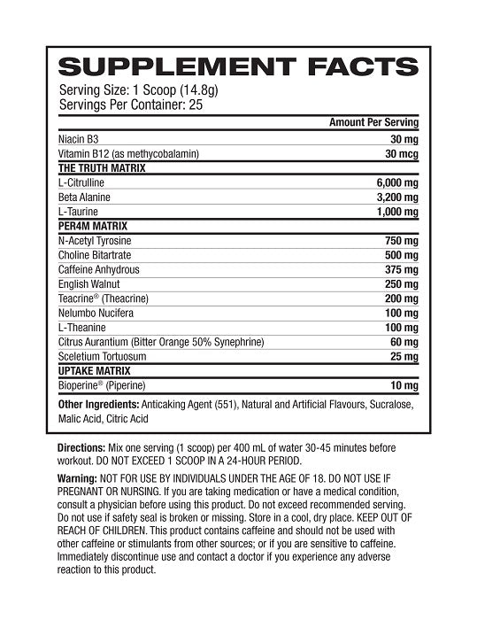 INSPIRED DVST8 PRE WORKOUT - DATED 9/25