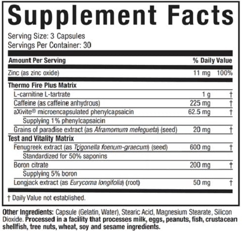 MUSCLETECH ALPHA TEST THERMO 90 CAPSULES