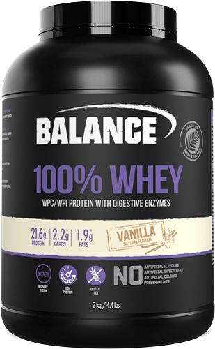 BALANCE 100% WHEY NATURAL 2KG - Bay Supplements