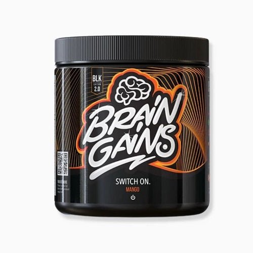 BRAIN GAINS BLACK EDITION SWITCH ON - 40 SERVES - Bay Supplements