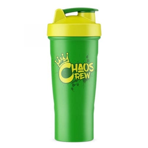 CHAOS CREW PINK/GREEN SHAKER 600ML - Bay Supplements