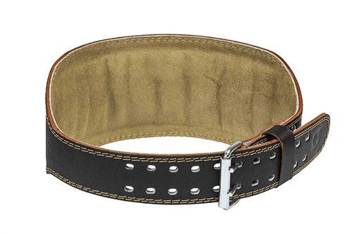 HARBINGER 6" PADDED LEATHER LIFTING BELT BLACK - Bay Supplements