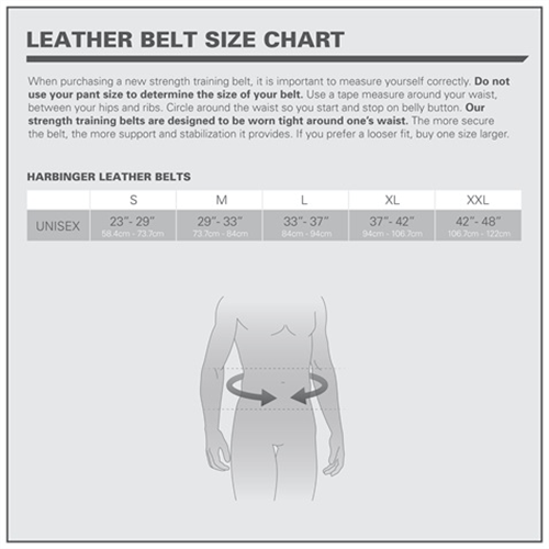HARBINGER 6" PADDED LEATHER LIFTING BELT BLACK - Bay Supplements
