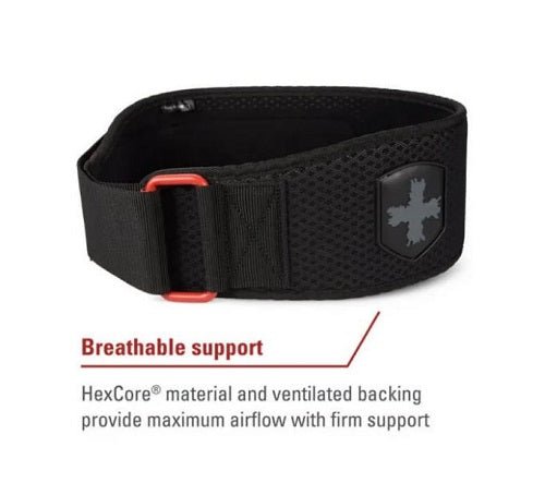 HARBINGER MENS 4.5" HEXCORE LIFTING BELT RED - Bay Supplements