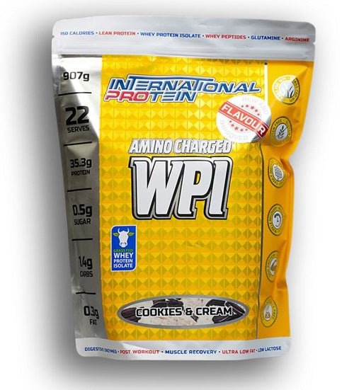 INTERNATIONAL PROTEIN AMINO CHARGED WPI 907G - Bay Supplements