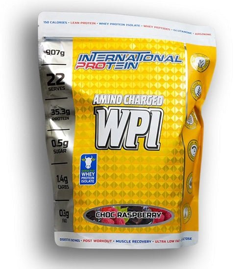 INTERNATIONAL PROTEIN AMINO CHARGED WPI 907G - Bay Supplements