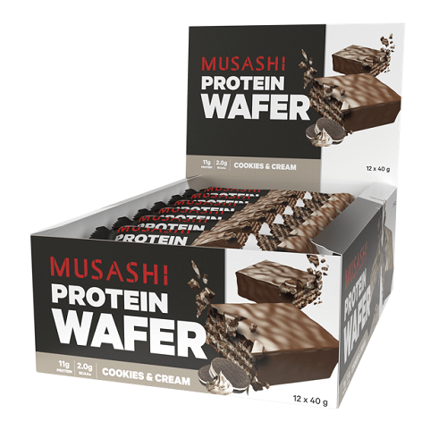 MUSASHI PROTEIN WAFER BAR 12 PACK - Bay Supplements