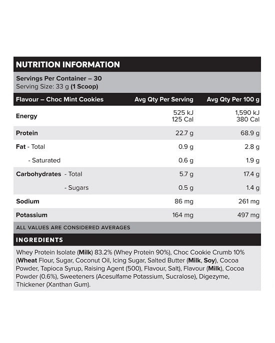 MUSCLE NATION 100% WHEY ISOLATE - Bay Supplements