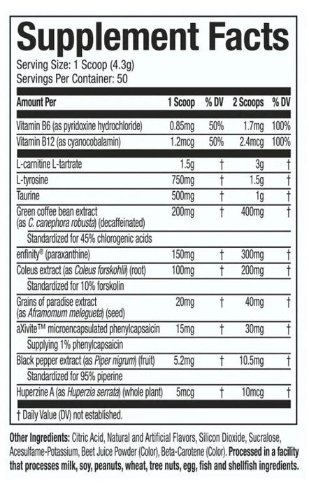 MUSCLETECH BURN IQ SMART THERMO 50 SERVES - Bay Supplements