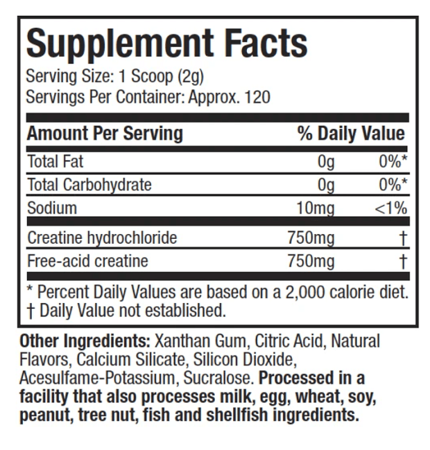 MUSCLETECH CELL TECH CREACTOR 120 SERVES - Bay Supplements