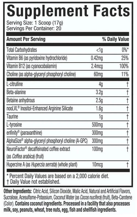 MUSCLETECH EUPHORIQ PRE-WORKOUT 20 SERVES - Bay Supplements