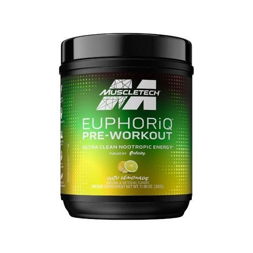 MUSCLETECH EUPHORIQ PRE-WORKOUT 20 SERVES - Bay Supplements