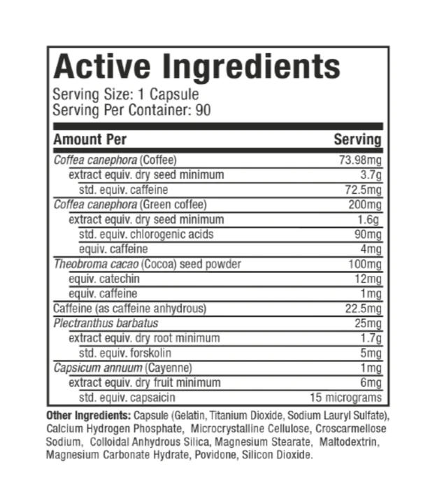 MUSCLETECH HYDROXYCUT HARDCORE ELITE 90CAP (NEW) - Bay Supplements