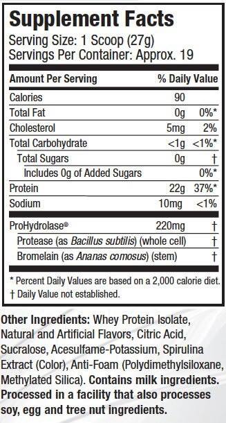 MUSCLETECH ISOWHEY CLEAR - FRUITY/JUICE LIKE MIX-ABILITY - Bay Supplements