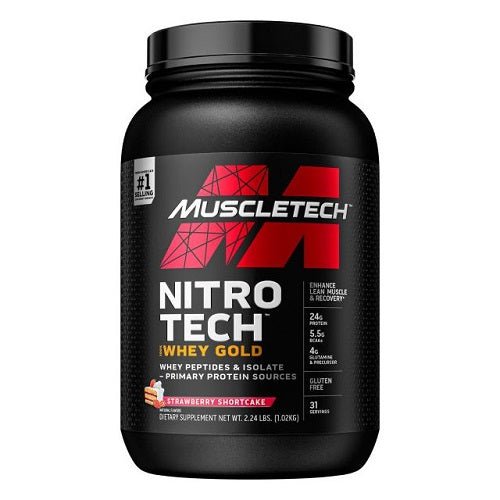 MUSCLETECH NITRO-TECH 100% WHEY GOLD 2LB - Bay Supplements
