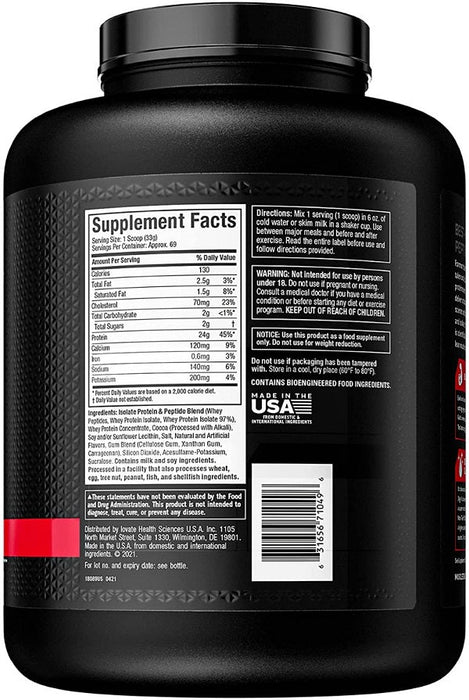 MUSCLETECH NITRO TECH 100% WHEY GOLD 5LB - Bay Supplements