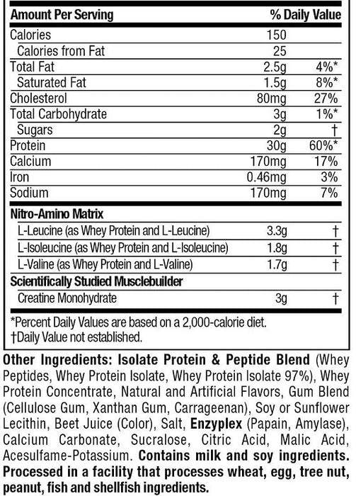 MUSCLETECH NITRO TECH 4LB - Bay Supplements