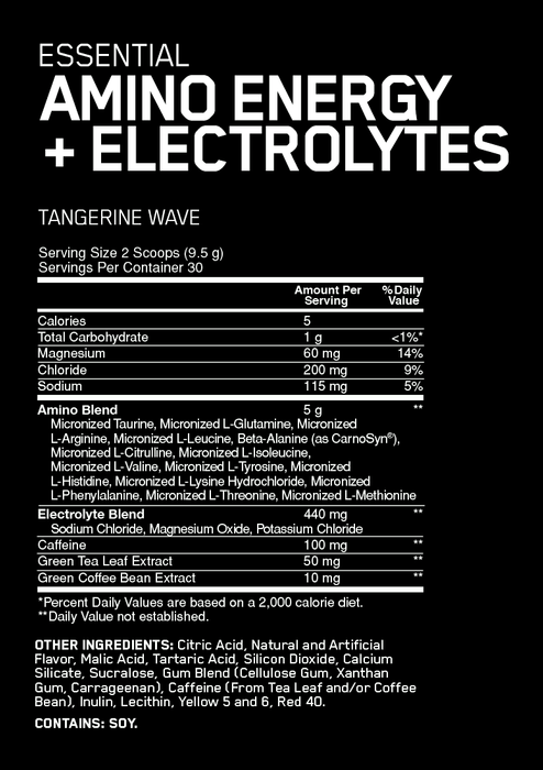 OPTIMUM NUTRITION AMINO ENERGY + ELECTROLYTES 30 SERVE - Bay Supplements