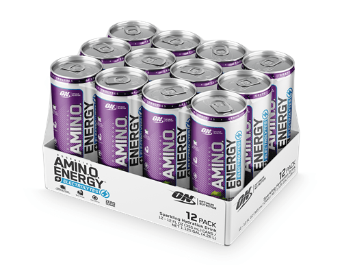 OPTIMUM NUTRITION AMINO ENERGY RTD CARBONATED CASE OF 12 - Bay Supplements