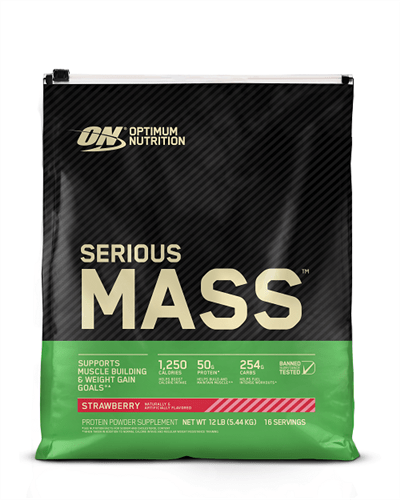 OPTIMUM NUTRITION SERIOUS MASS 12lb - Bay Supplements