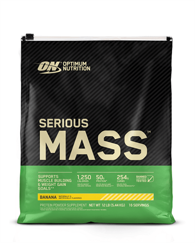 OPTIMUM NUTRITION SERIOUS MASS 12lb - Bay Supplements