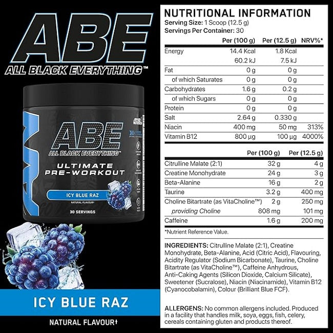 ABE ULTIMATE PRE-WORKOUT 30 SERVES