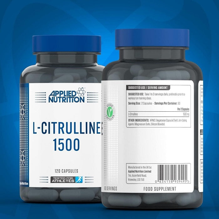 APPLIED NUTRITION L-CITRULLINE 1500 120 CAPSULES