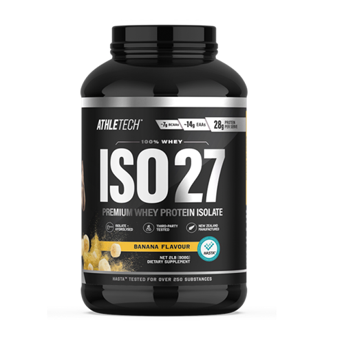 ATHLETECH ISO27 PREMIUM WHEY ISOLATE POWDER 2LB