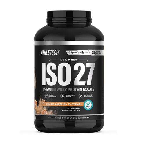 ATHLETECH ISO27 PREMIUM WHEY ISOLATE POWDER 2LB