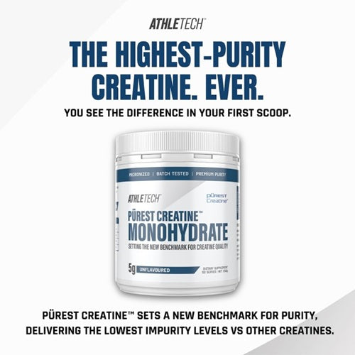 ATHLETECH PUREST CREATINE MONOHYDRATE 250G