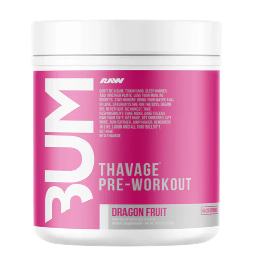 CBUM RAW THAVAGE PRE-WORKOUT 40 SERVES