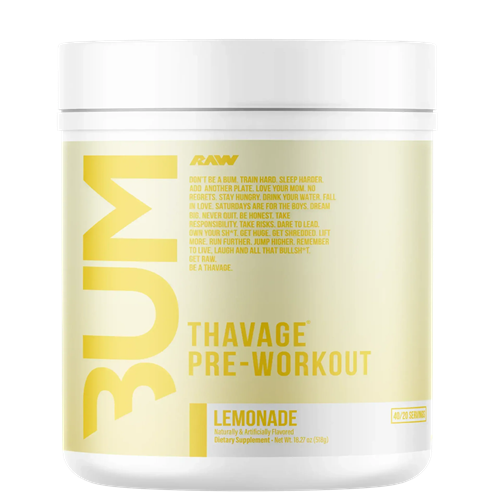 CBUM RAW THAVAGE PRE-WORKOUT 40 SERVES