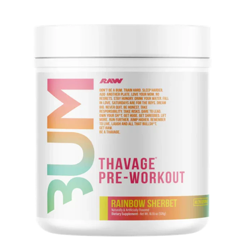 CBUM RAW THAVAGE PRE-WORKOUT 40 SERVES