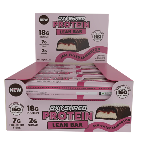EHP LABS OXYSHRED LEAN PROTEIN BARS - 12 PACK