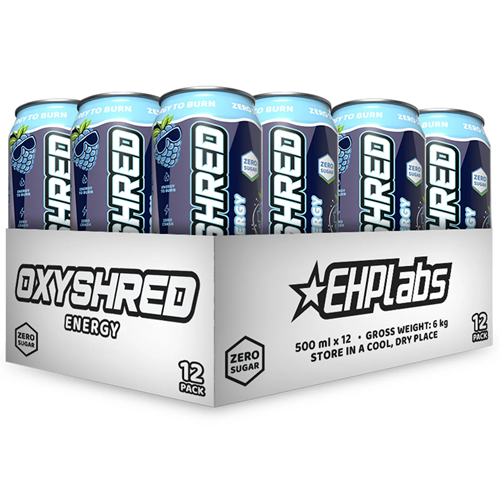 EHP LABS OXYSHRED ULTRA ENERGY 500ML RTDS - 12 PACK