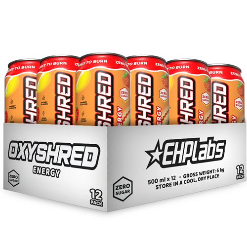 EHP LABS OXYSHRED ULTRA ENERGY 500ML RTDS - 12 PACK
