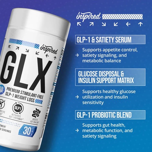 INSPIRED GLX | 4-IN-1 METABOLIC & APPETITE SUPPORT - 120 CAPSULES