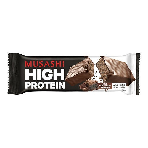 MUSASHI P45 HIGH PROTEIN BARS - SINGLE