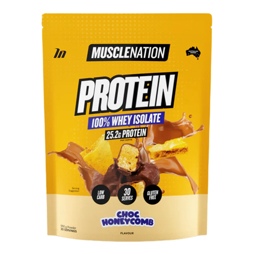 MUSCLE NATION 100% WHEY PROTEIN ISOLATE POWDER - 30 SERVES