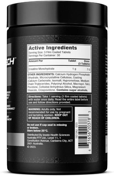 MUSCLETECH PLATINUM CREATINE 90 COATED TABLETS