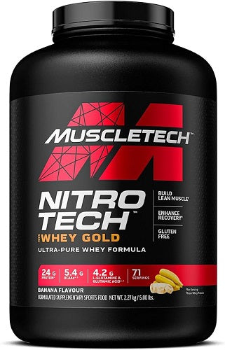 MUSCLETECH NITRO TECH 100% WHEY GOLD 5LB