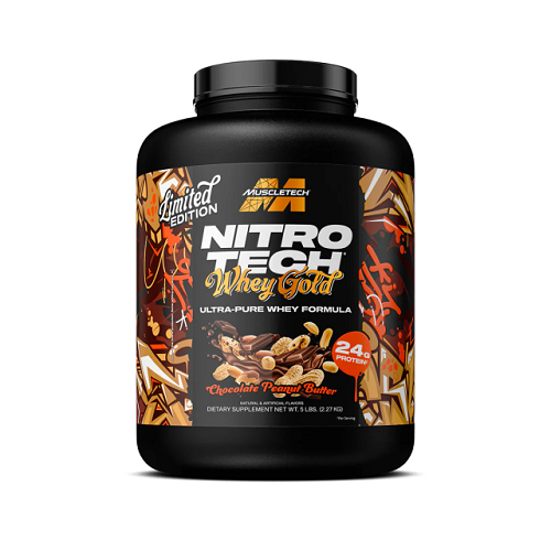 MUSCLETECH NITRO TECH 100% WHEY GOLD 5LB