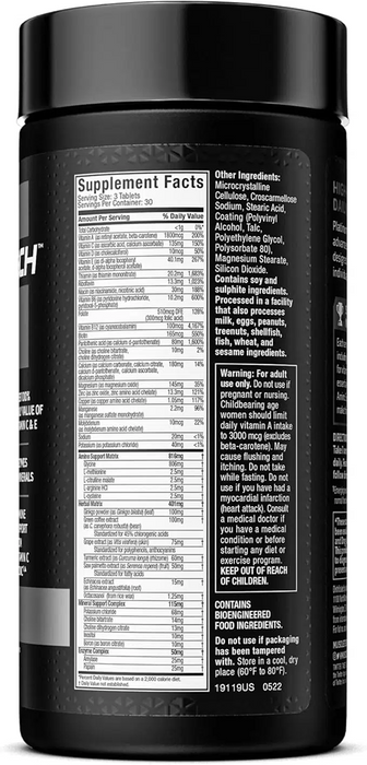 MUSCLETECH PLATINUM MULTI VITAMIN 90 TABLETS